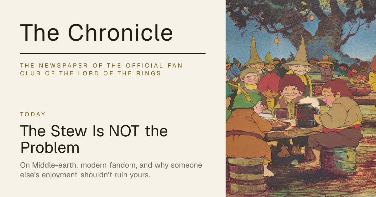 The Chronicle | The Lord of the Rings Fan Club